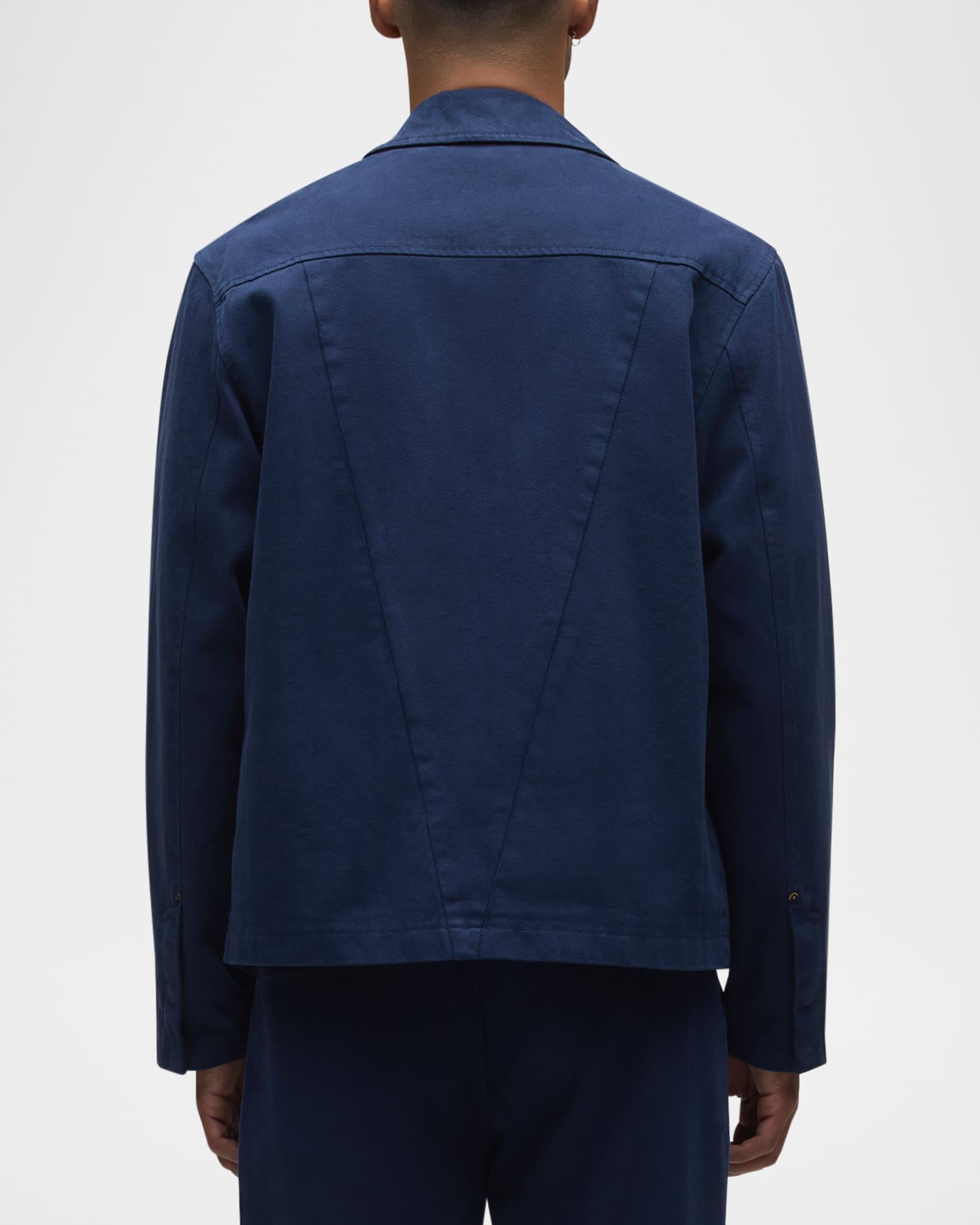 Men's Twill Zip Overshirt Product Image