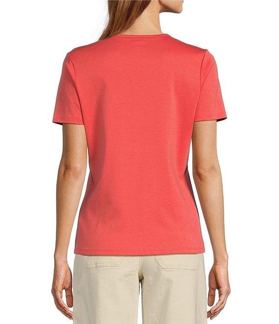 L.L.Bean Crew Neck Short Sleeve Tee Shirt Product Image