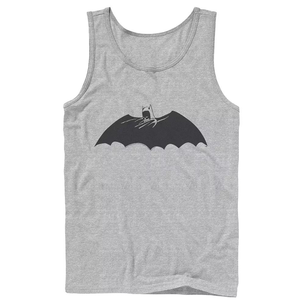 Men's DC Comics Batman Side Portrait Logo Tank Top,  Product Image
