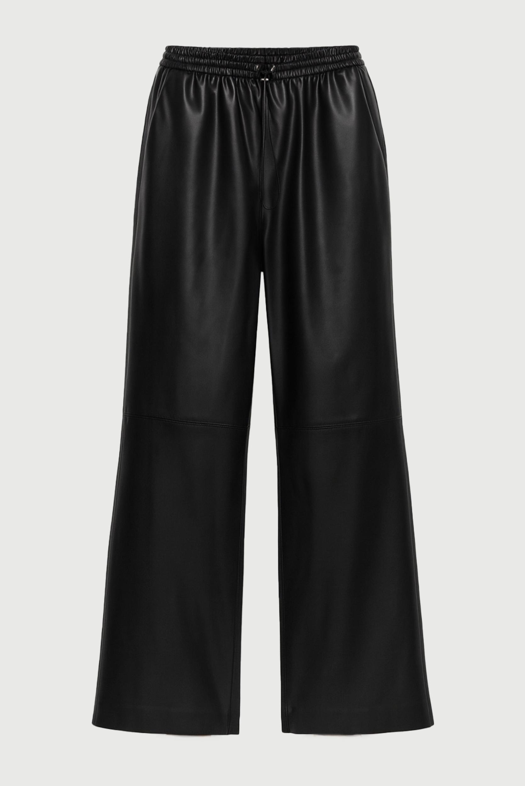 Lianne Drawstring Vegan Leather Pant Product Image