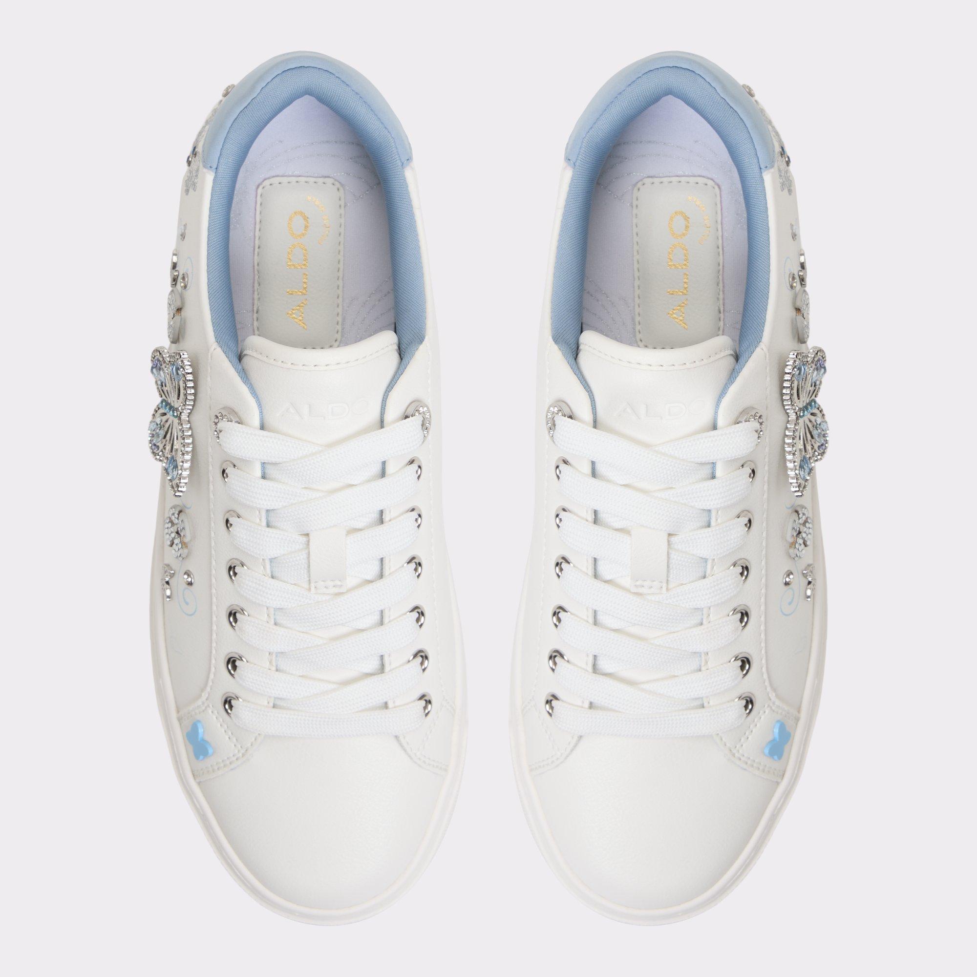 Saxony White/Multi Women's Platform and wedge sneakers | ALDO US Product Image