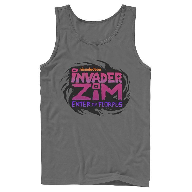 Men's Nickelodeon Invader Zim Enter Florpus Logo Graphic Tank Top,  Product Image