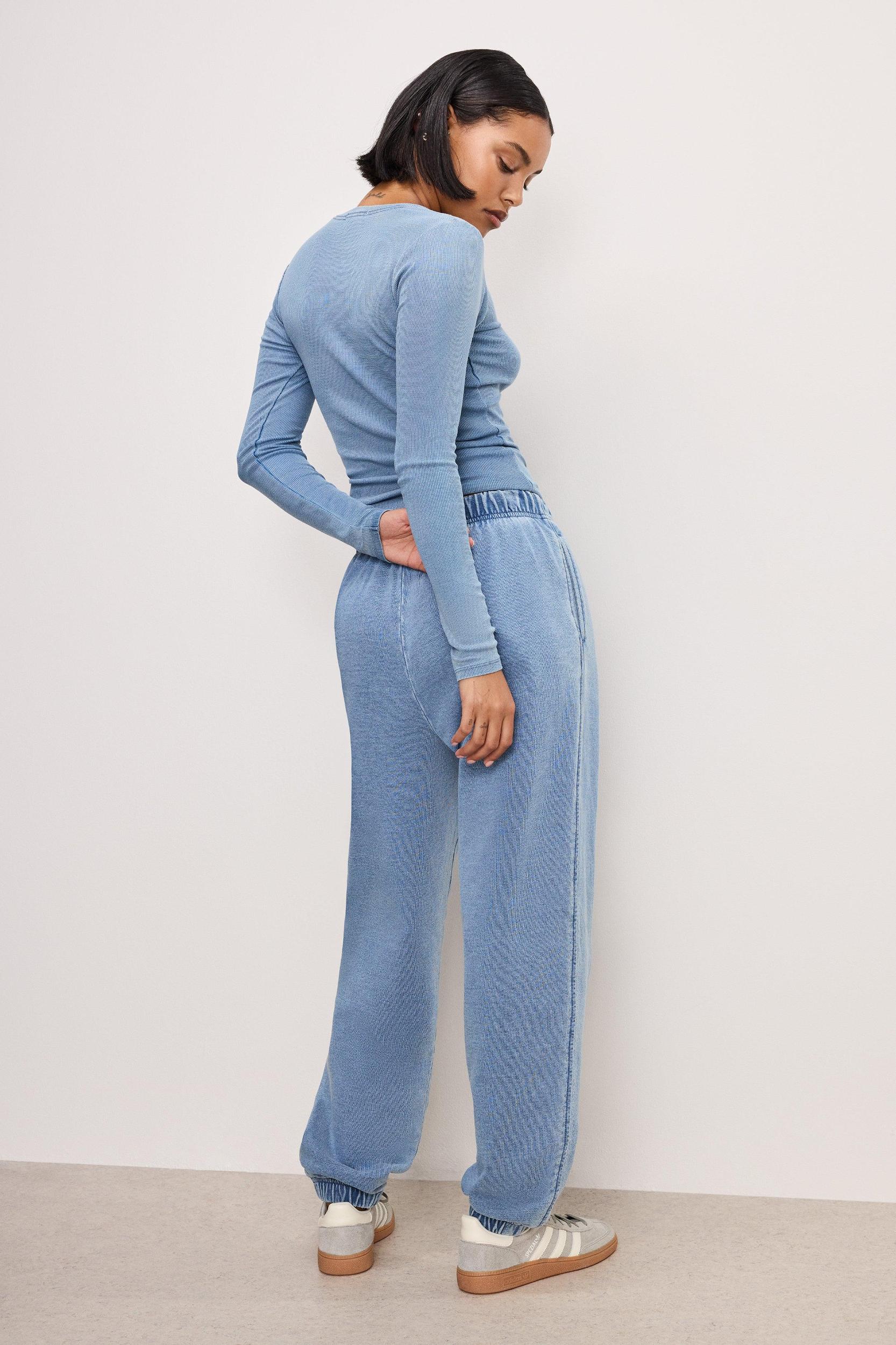 JEANIUS SWEATPANTS | INDIGO376 Product Image