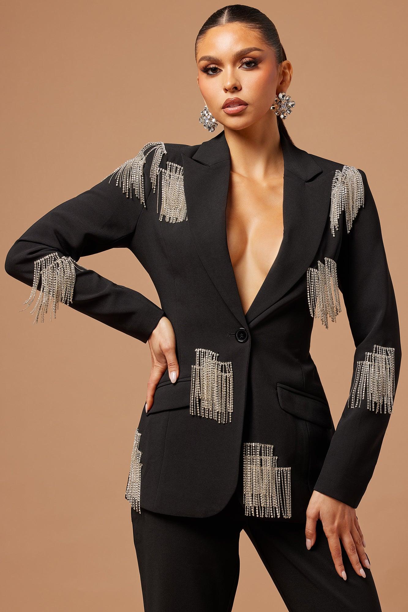 Marissa Pant Suit Set - Black Product Image