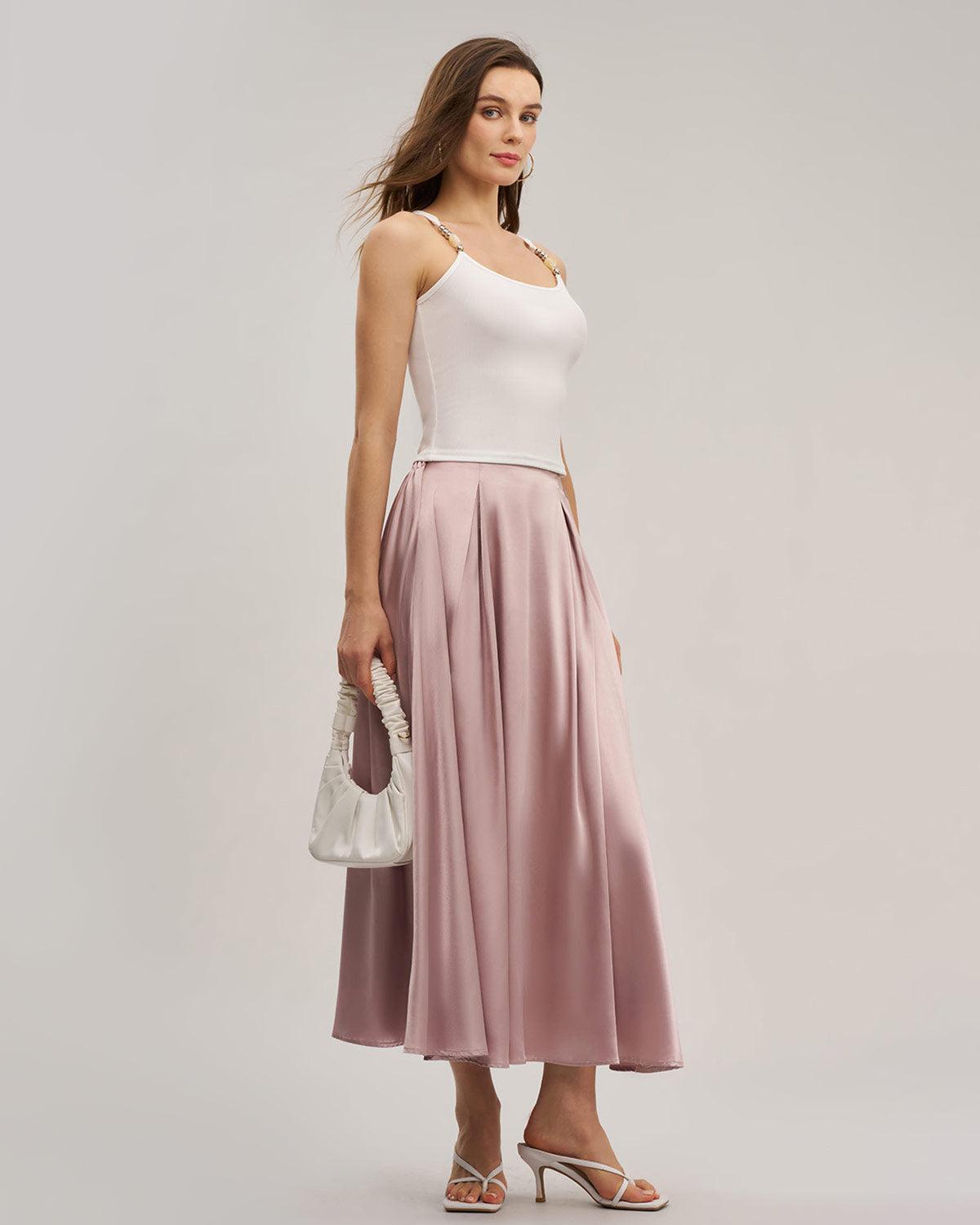 White Ribbed Knit Tank Top Product Image