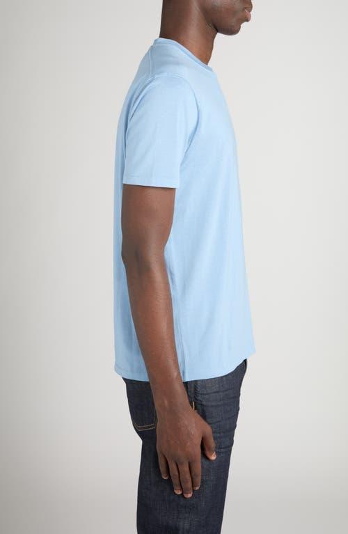 TOM FORD Classic Crewneck Short-sleeved T-shirt In Blue Product Image