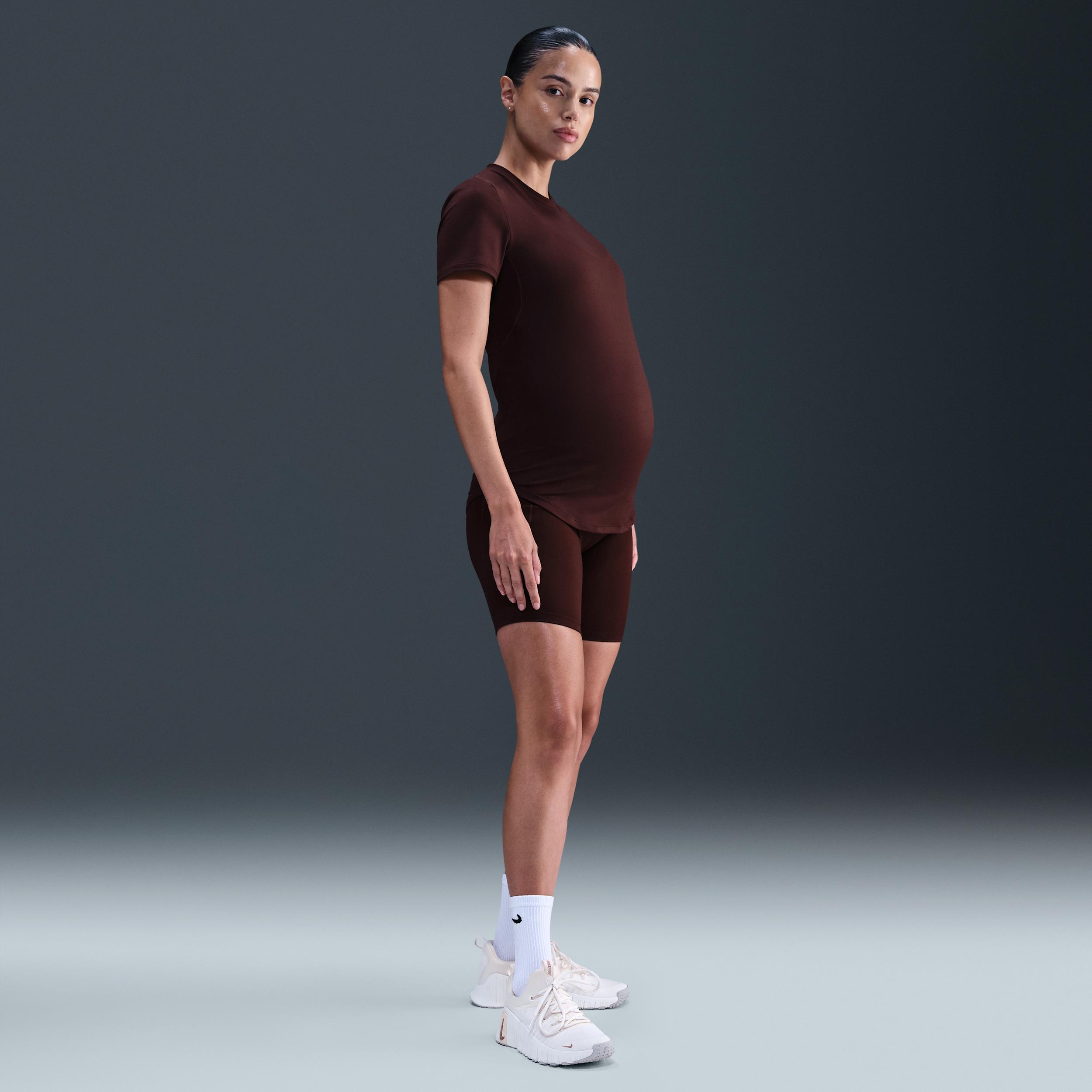 Nike Women's (M) One Dri-FIT Slim-Fit Short-Sleeve Top (Maternity) Product Image