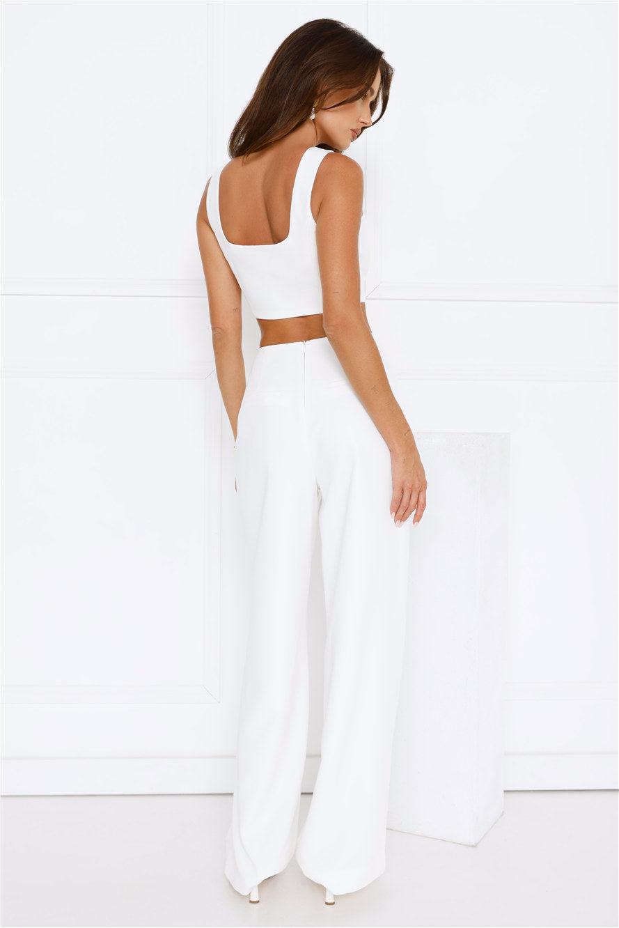 Basking In Style Pants Cream Product Image