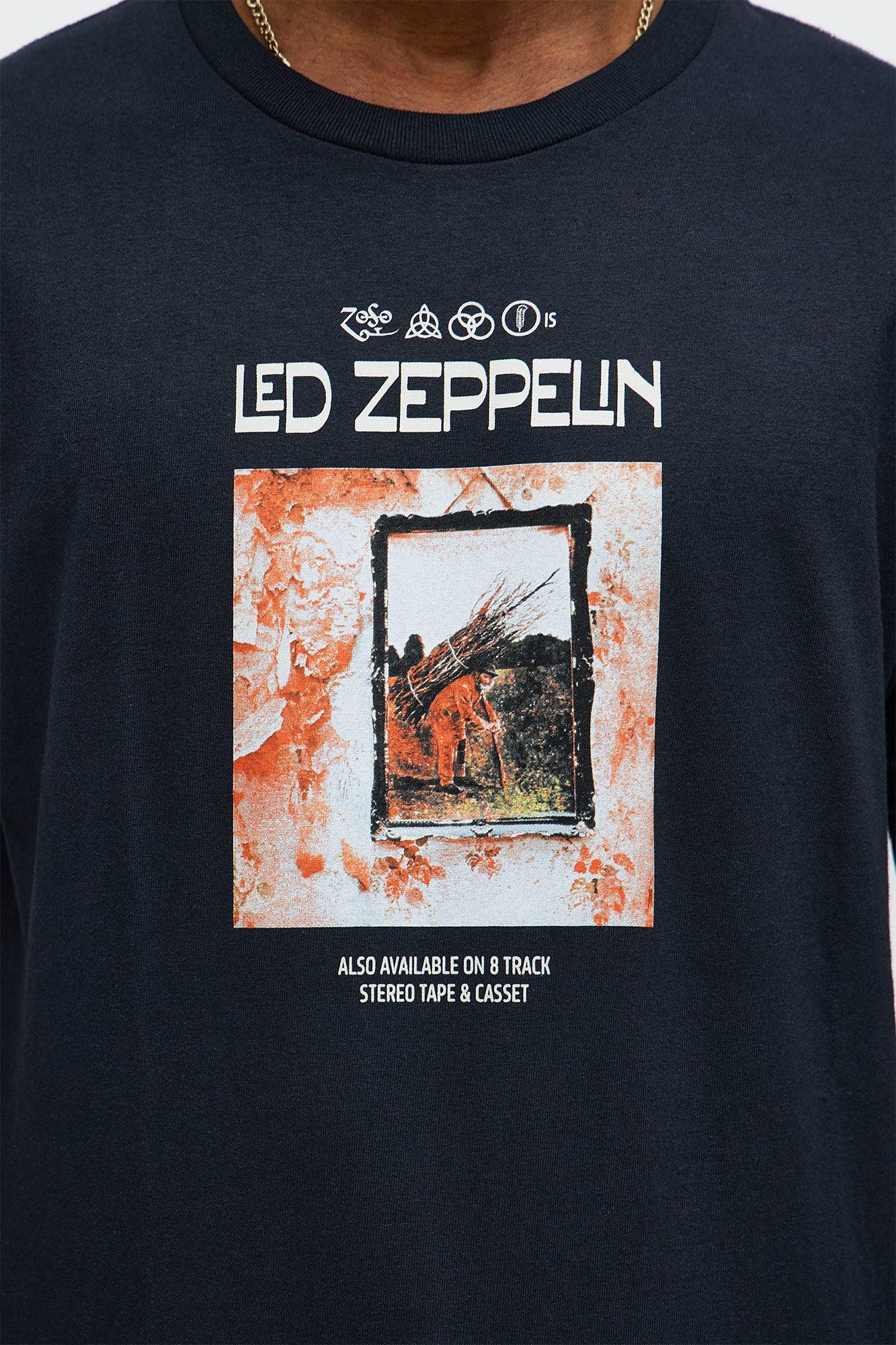 Led Zeppelin IV Album Short Sleeve Tee - Black Product Image