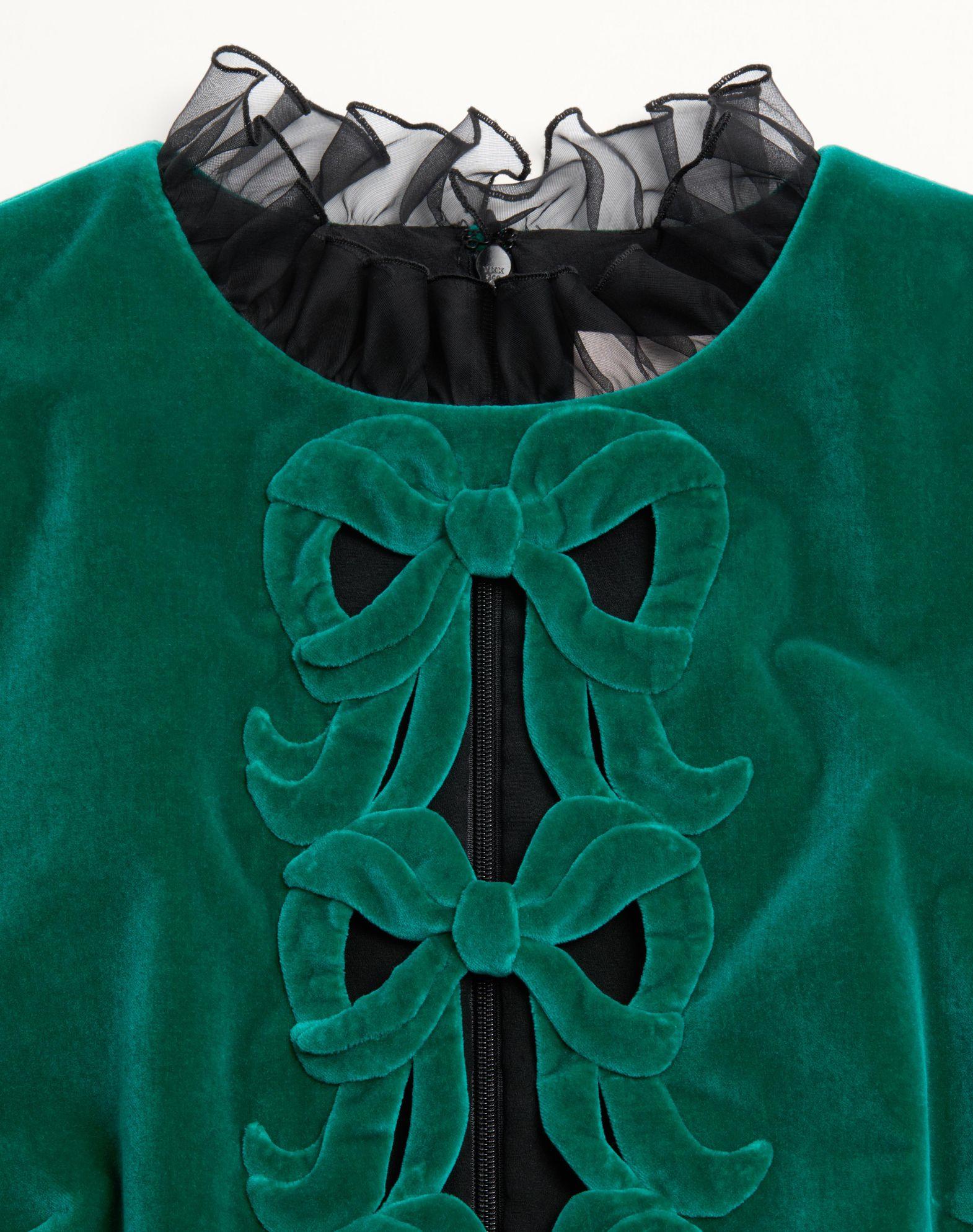 Short Embroidered Organza Dress Product Image