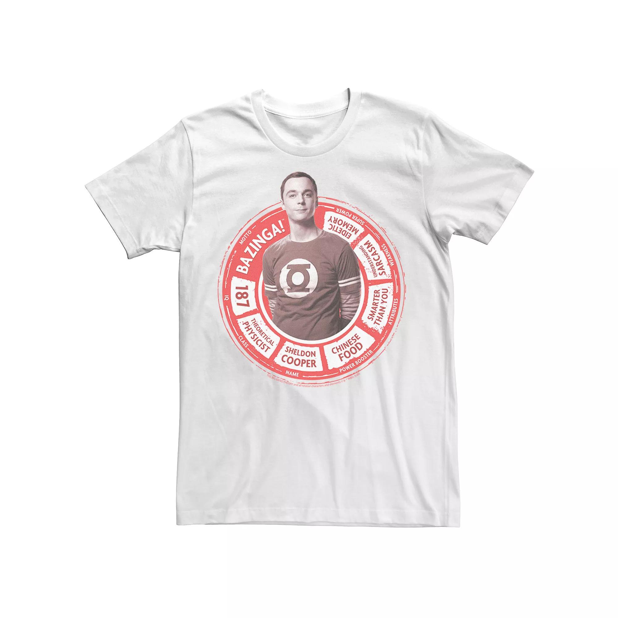 Men's The Big Bang Theory Sheldon Statistics Tee,  Product Image