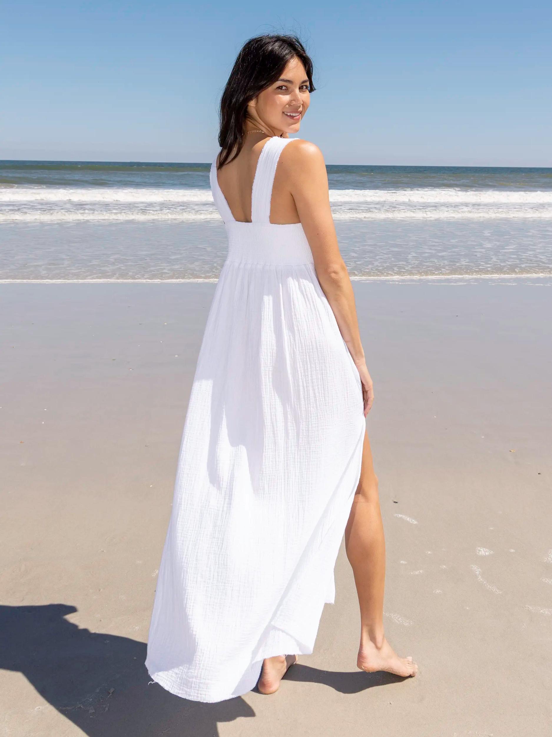 Tricia Maxi Dress - Mustard Gauze Product Image