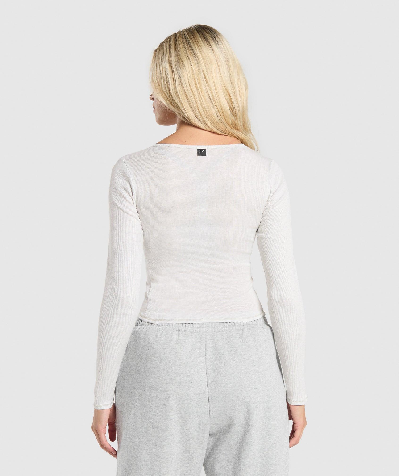 Rib Long Sleeve Top Product Image