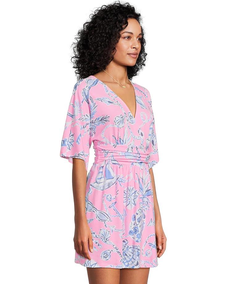 Wisteria Elbow Sleeve V-Neck Product Image