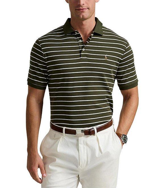 Polo Ralph Lauren Classic Fit Striped Short Sleeve Cotton Polo Shirt Product Image
