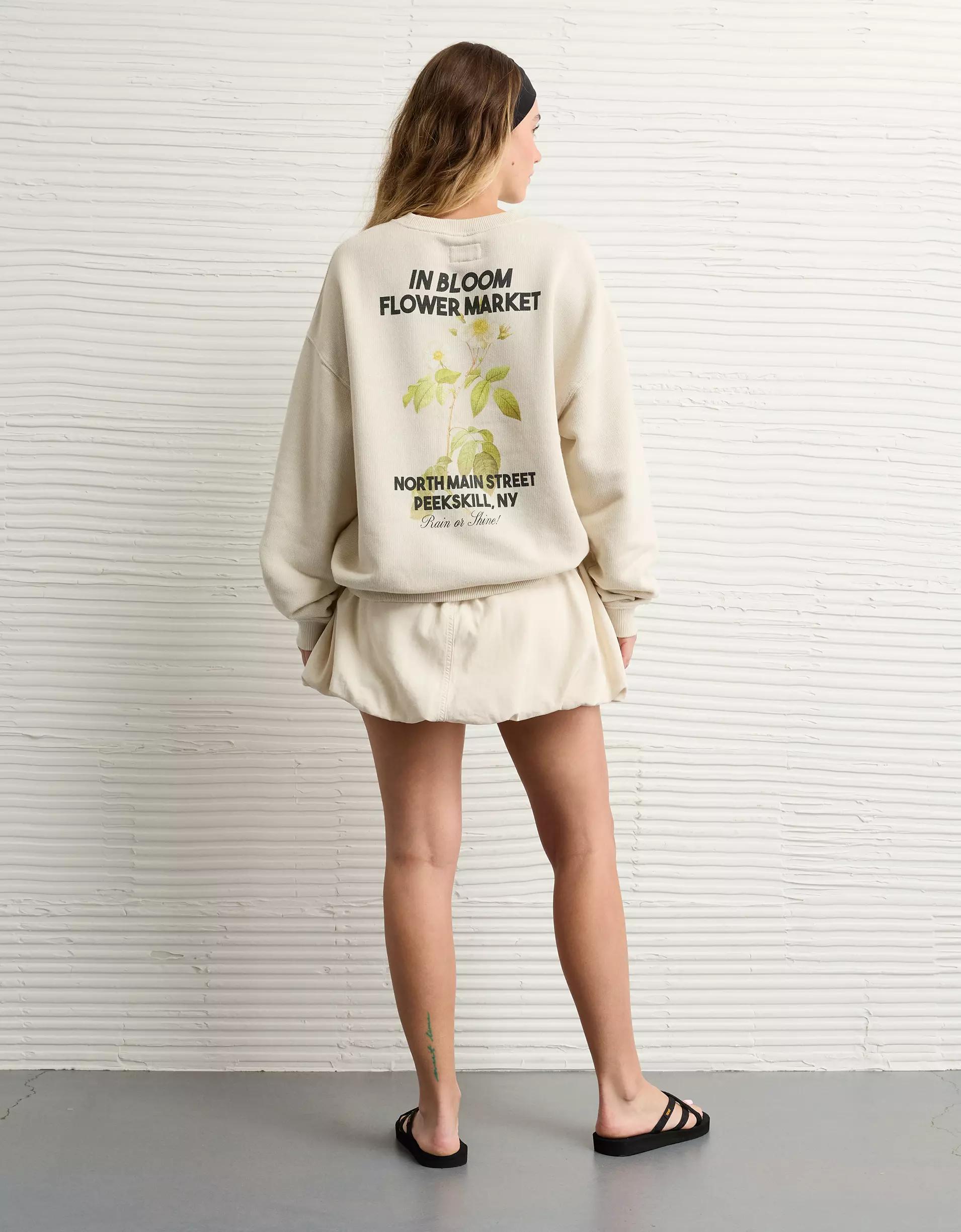 AE Relaxed Fit Destination Graphic Sweatshirt Product Image