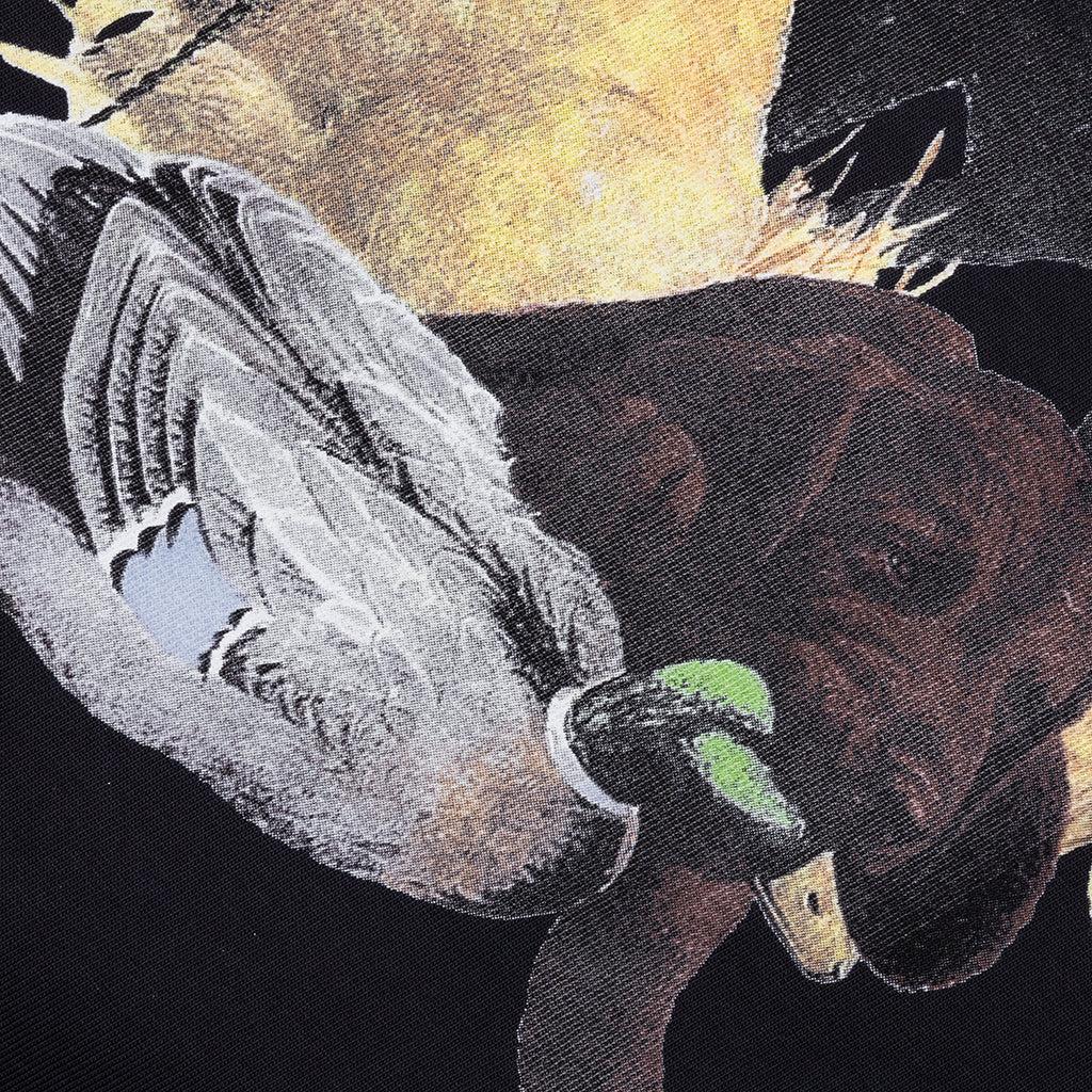 Rhinestone Hunting Dog Tee - Vintage Black Male Product Image