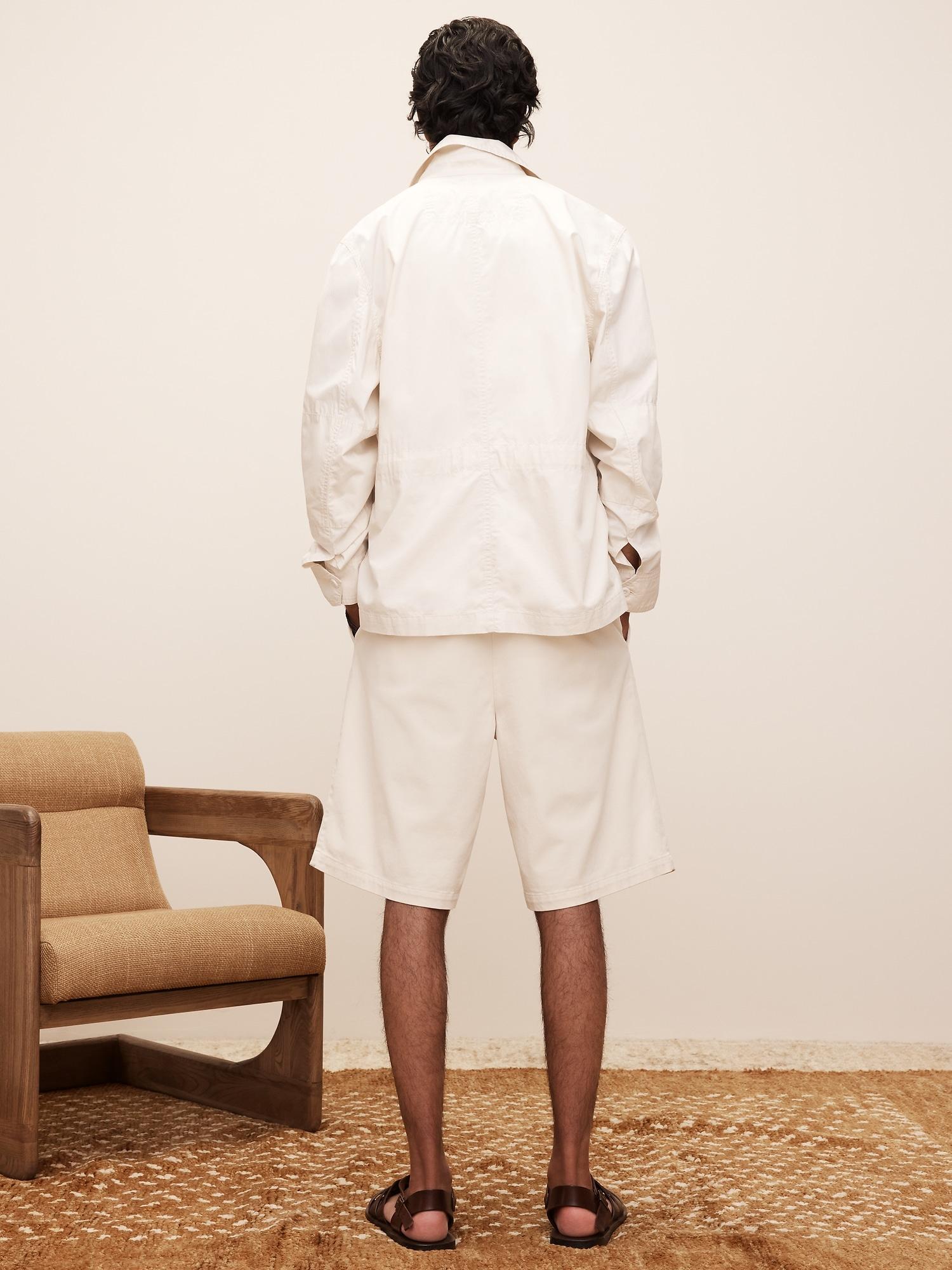 The White Lotus Poplin Field Shirt-Jacket Product Image