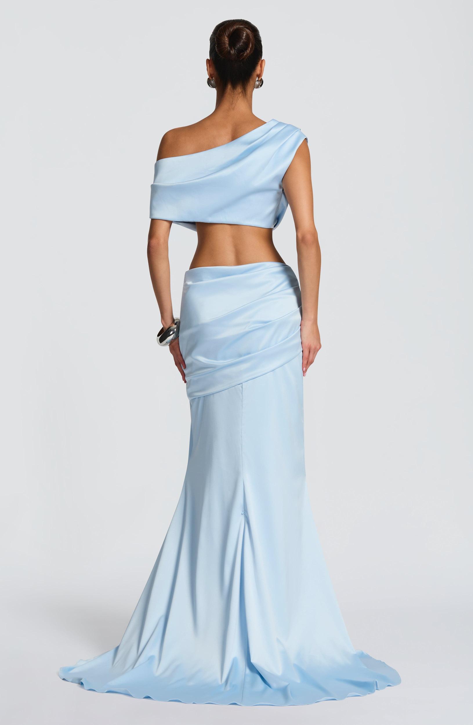 Claudette Maxi Skirt - Glacier Blue Product Image