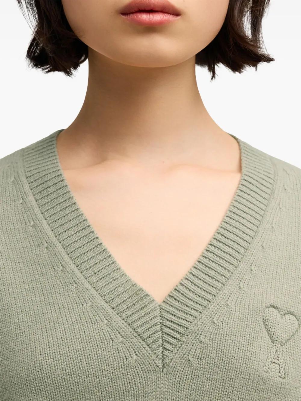 Ami de Coeur wool-cashmere blend sweater Product Image