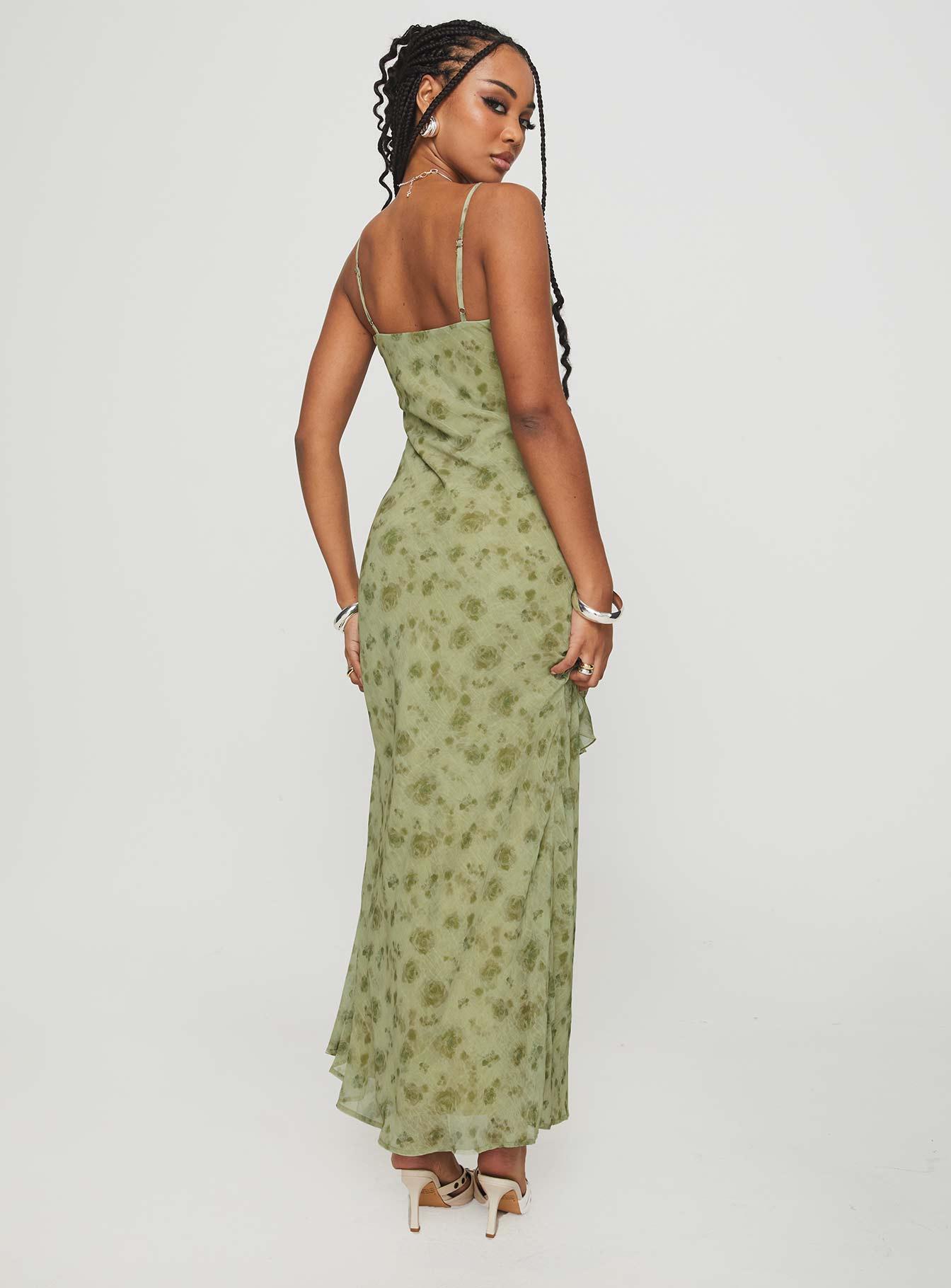 Teffoli Maxi Dress Green Product Image