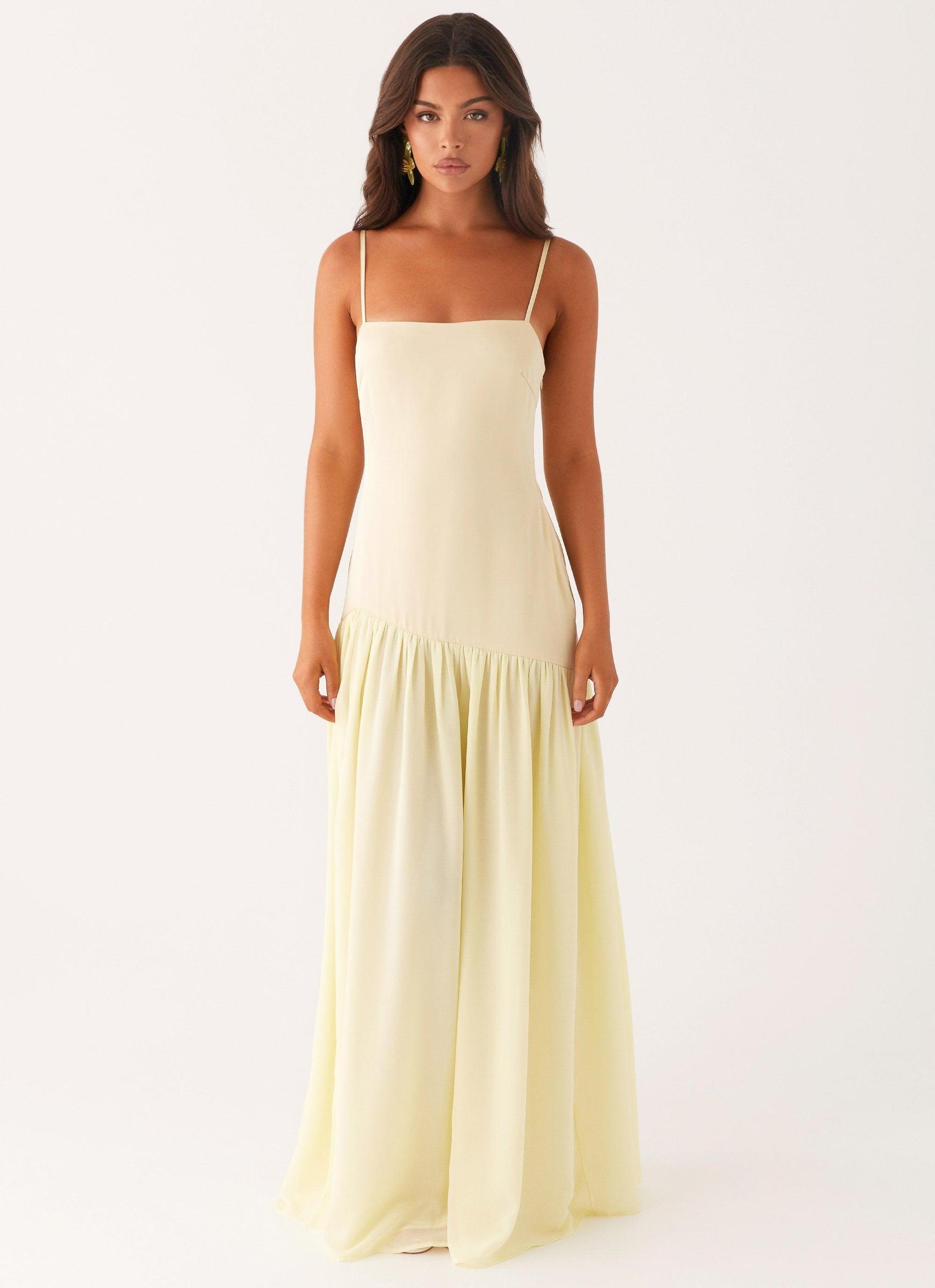 Asteria Maxi Dress - Yellow Product Image