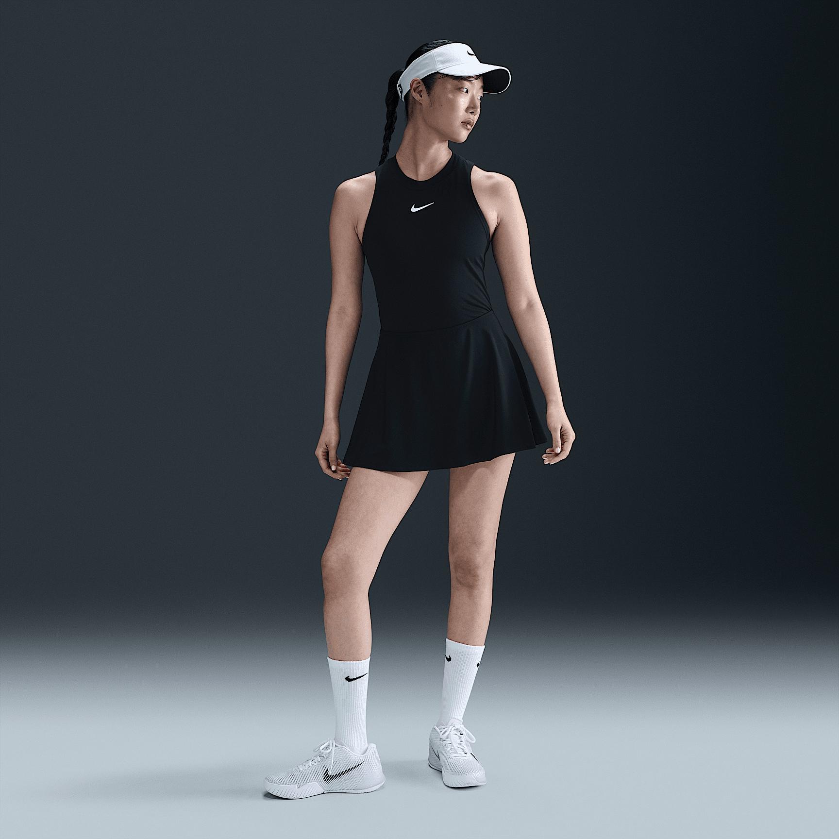 Nike Womens Victory Dri-FIT Short Flouncy Tennis Skirt | FD5577-010 Product Image