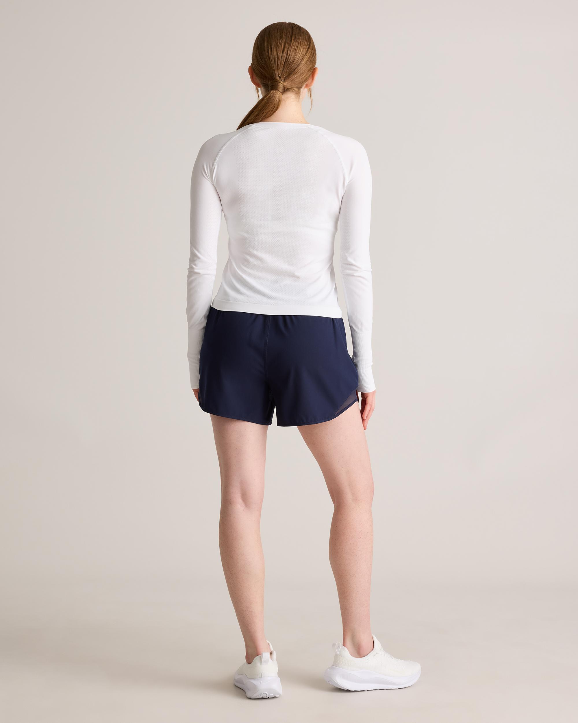 Quince | Women's Seamless Waist-Length Long Sleeve Top Size XL, Nylon Product Image