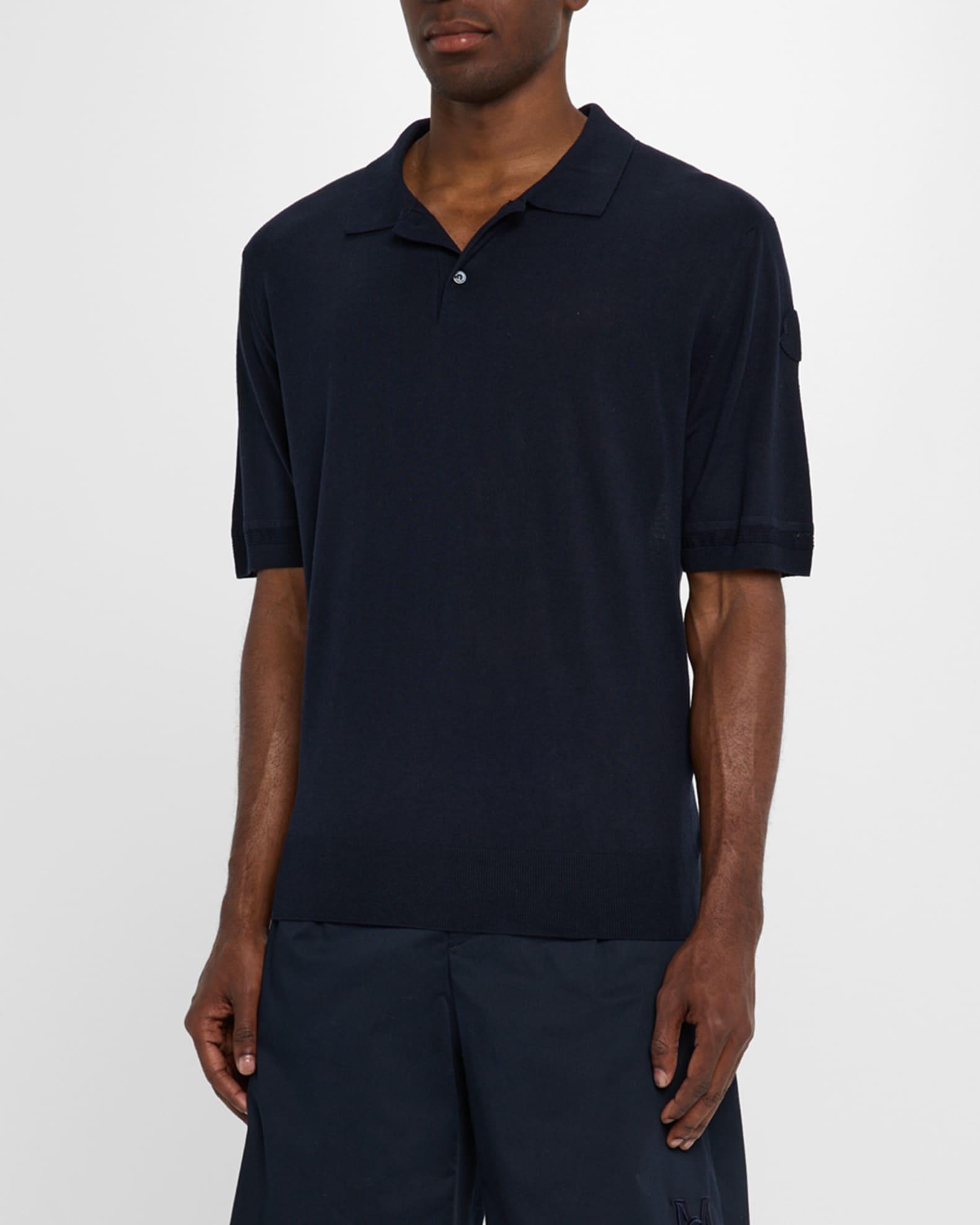 Men's Short-Sleeve Cotton Crewneck Sweater Product Image