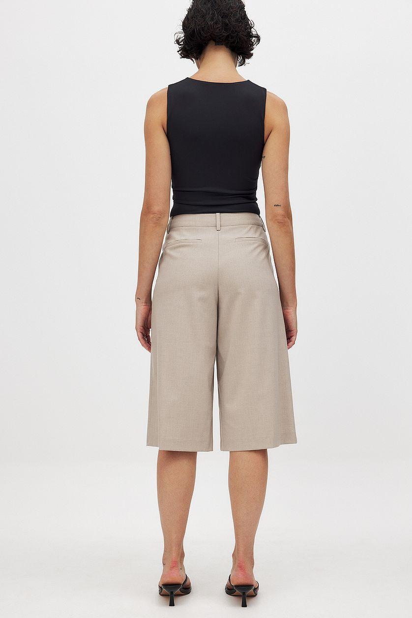 Mid Waist Long Shorts Product Image
