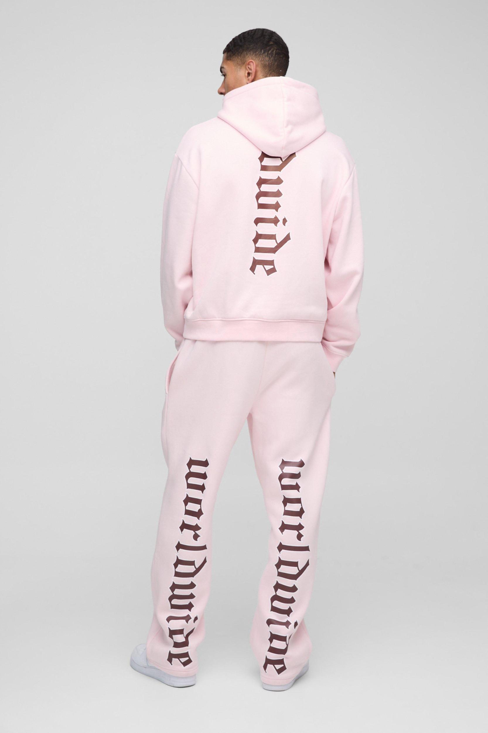 Oversized Boxy Large Scale Worldwide Hoodie | boohooMAN USA Product Image