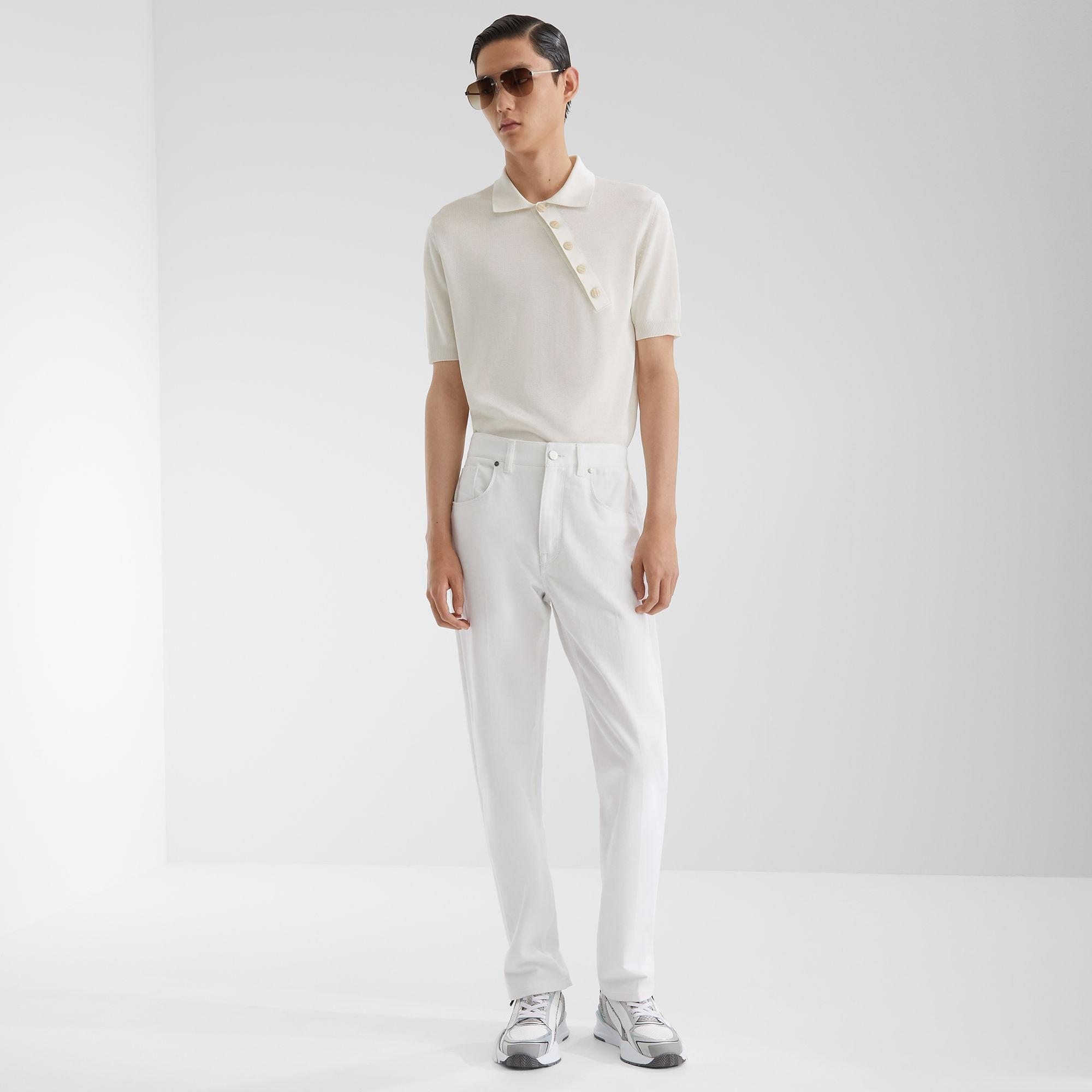 Long JeansWhite Selleria jeans Product Image