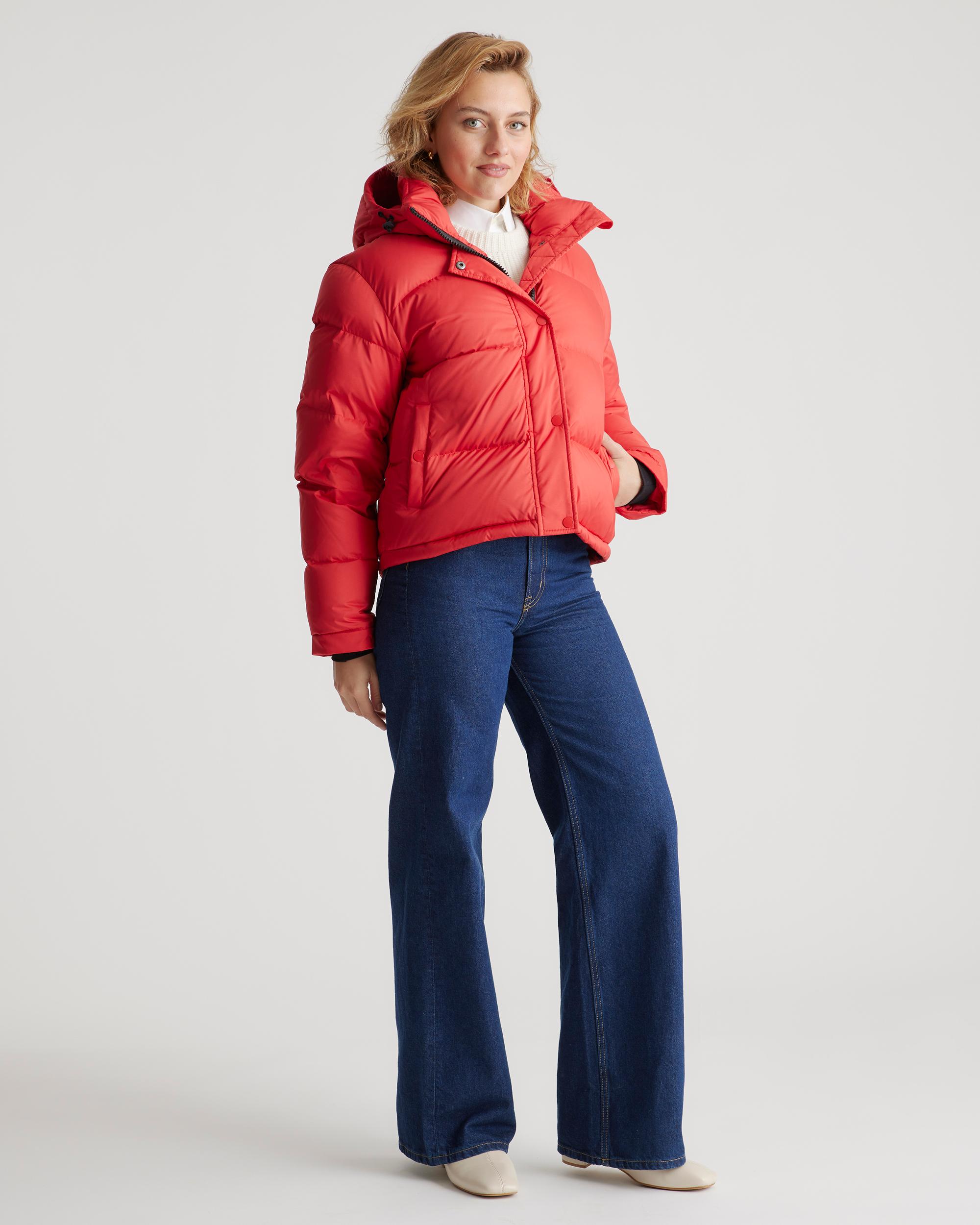 Quince | Women's Responsible Down Cropped Puffer Jacket Recycled Polyester Product Image
