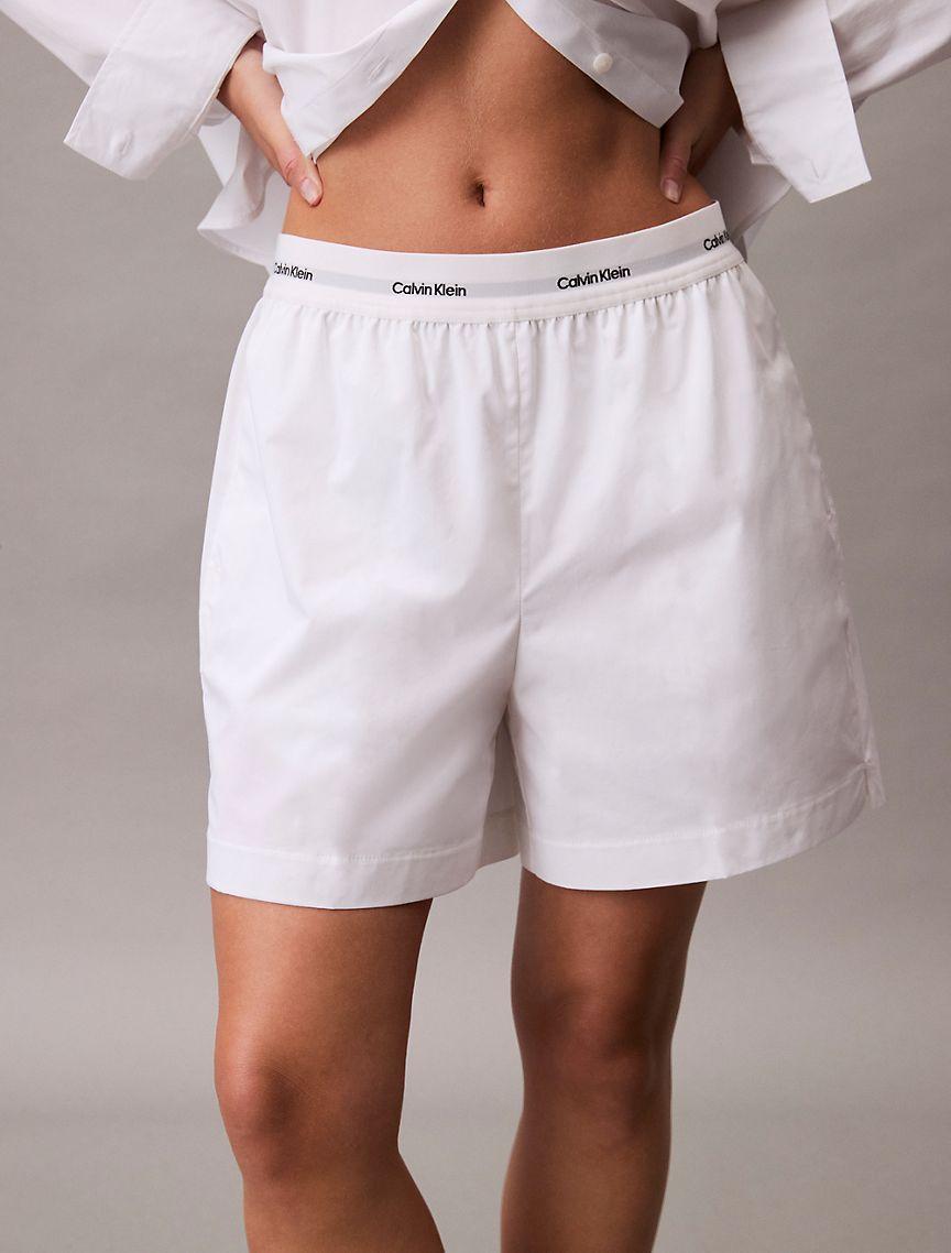 Logo Waistband Cotton Shorts  Product Image