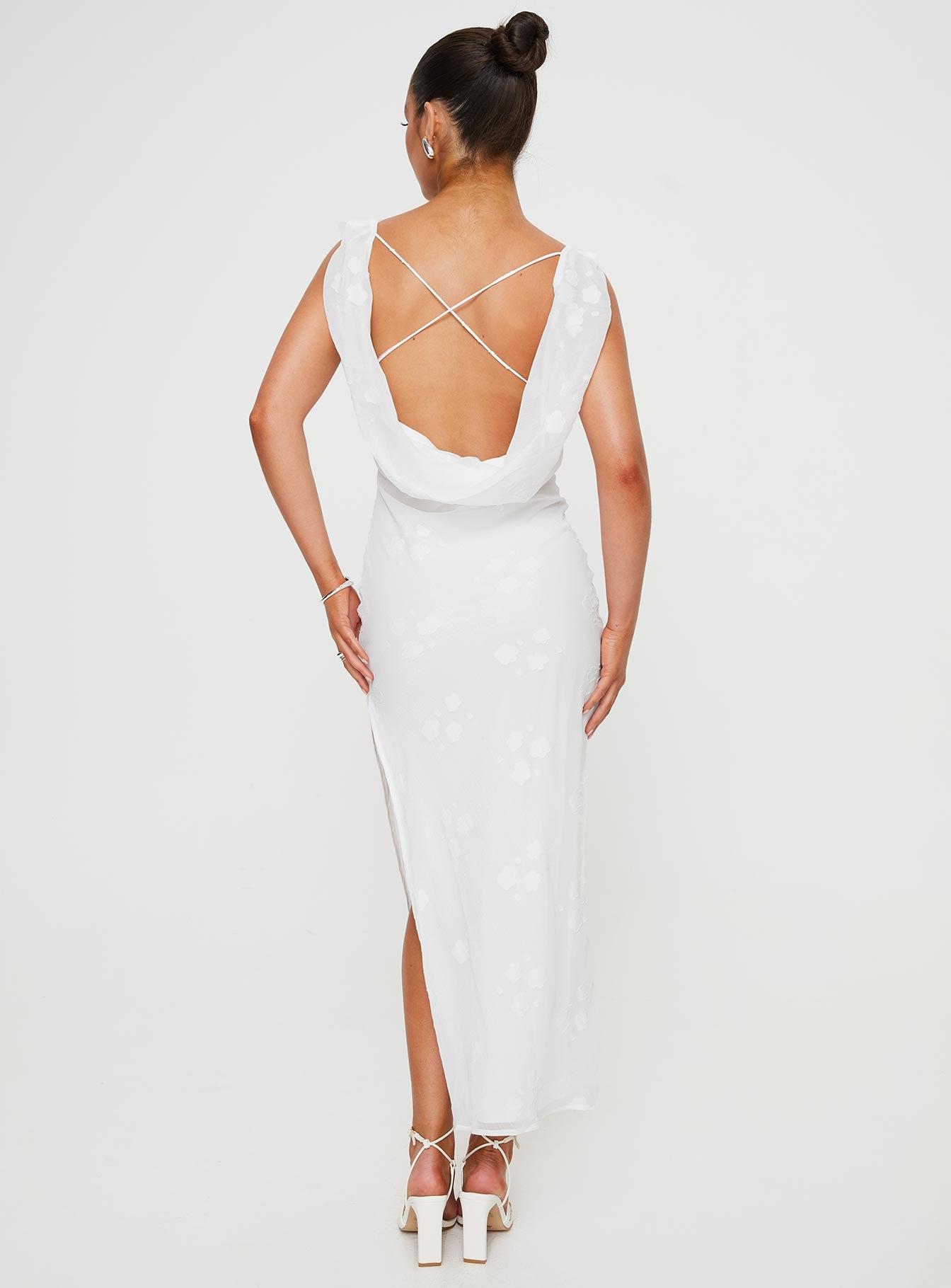 Contessa Maxi Dress White Product Image