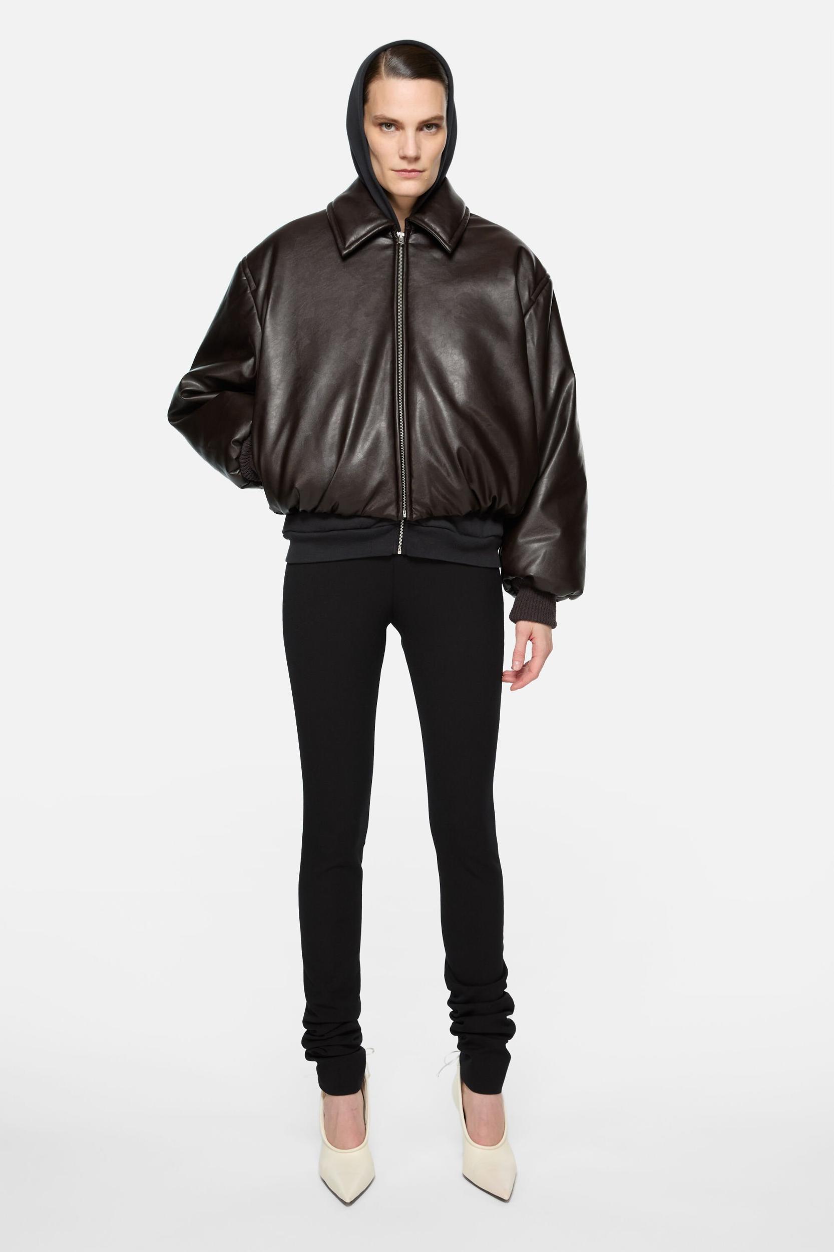 Coated bomber jacket Product Image