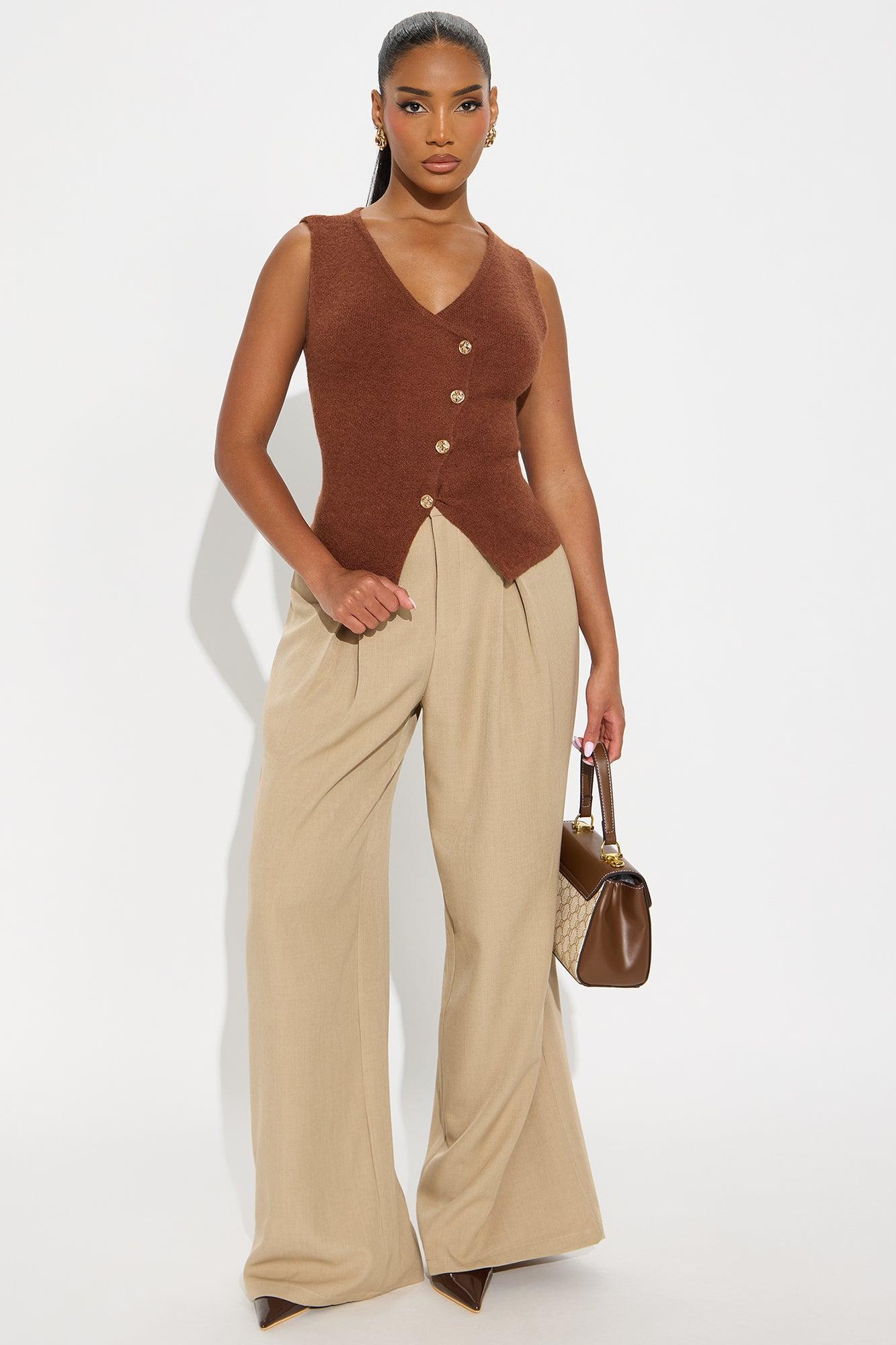 My Comfort Place Hardware Vest - Mocha Female Product Image