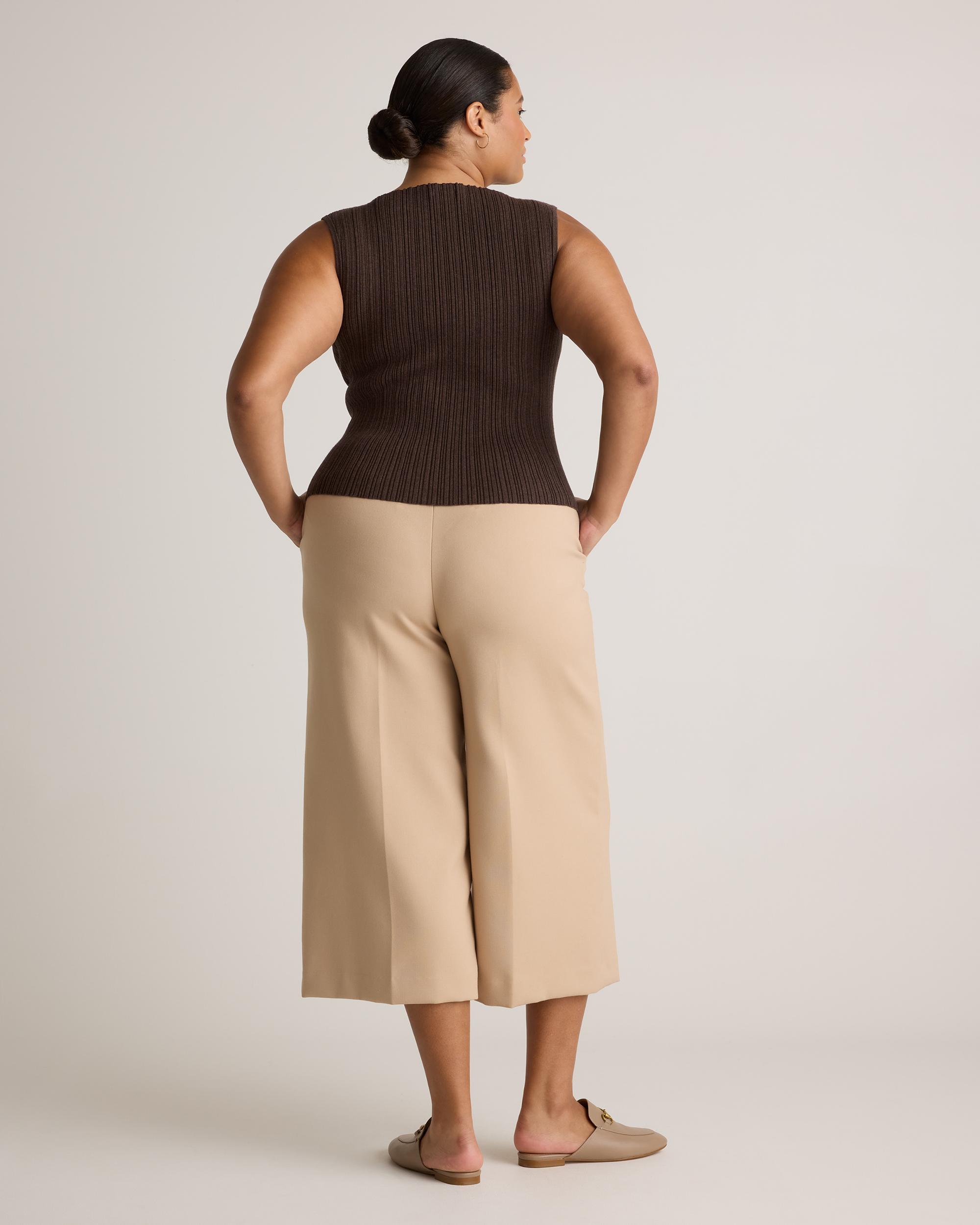 Quince | Women's Cotton Cashmere Ribbed Tank Top Size XS Product Image