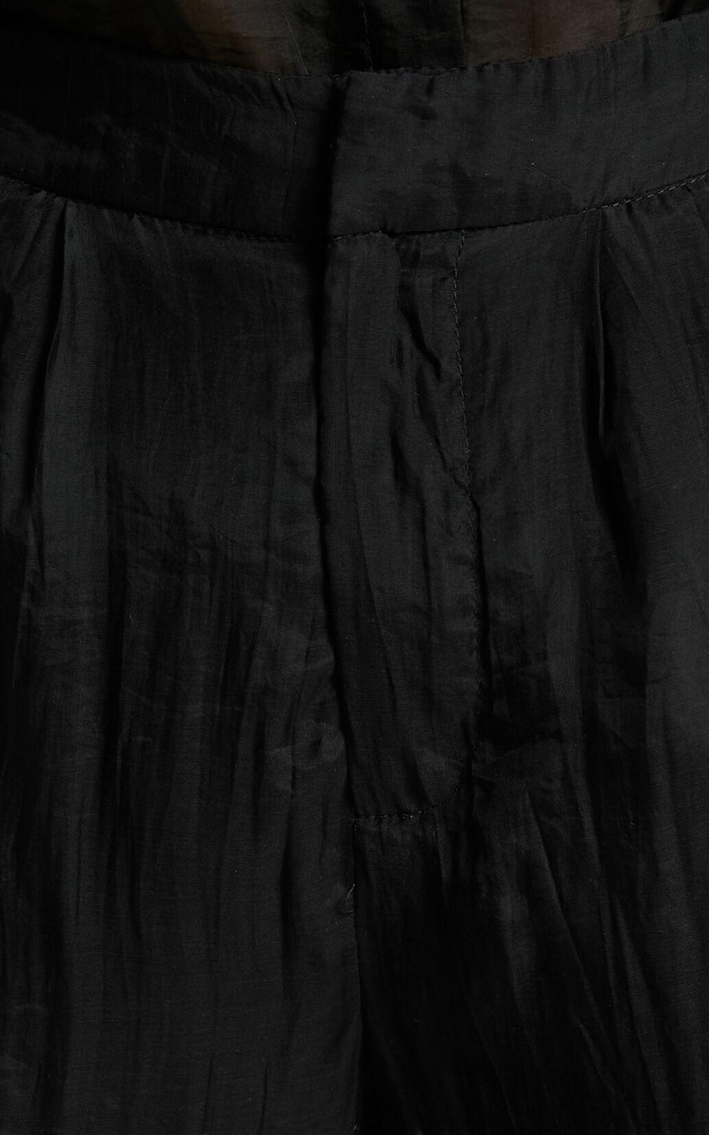 Garrick Pant - High Waisted Semi Sheet Pant in Black Product Image