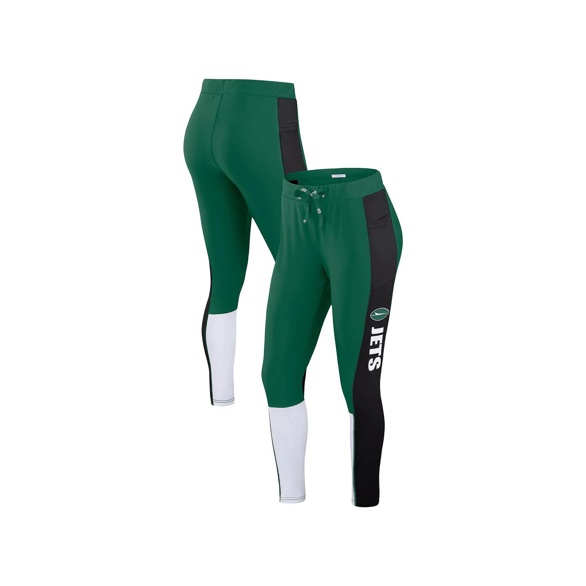 Women's WEAR by Erin Andrews Scarlet/Black San Francisco 49ers Color-Block Leggings,  Product Image