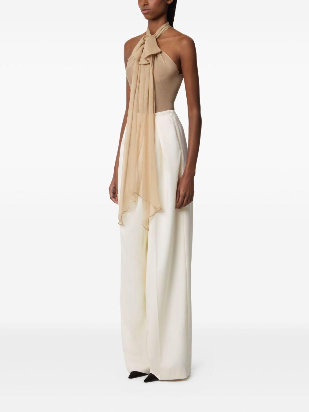 draped wool trousers Product Image