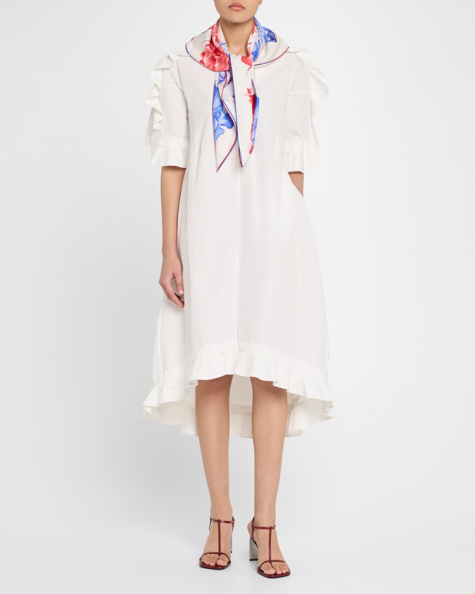 Ortensie Printed Silk Scarf Product Image