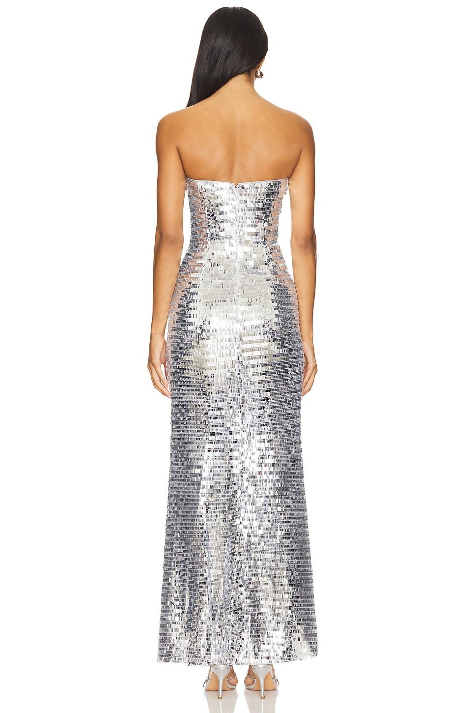 Sculpty Strapless Sequin Dress SIMONMILLER Product Image