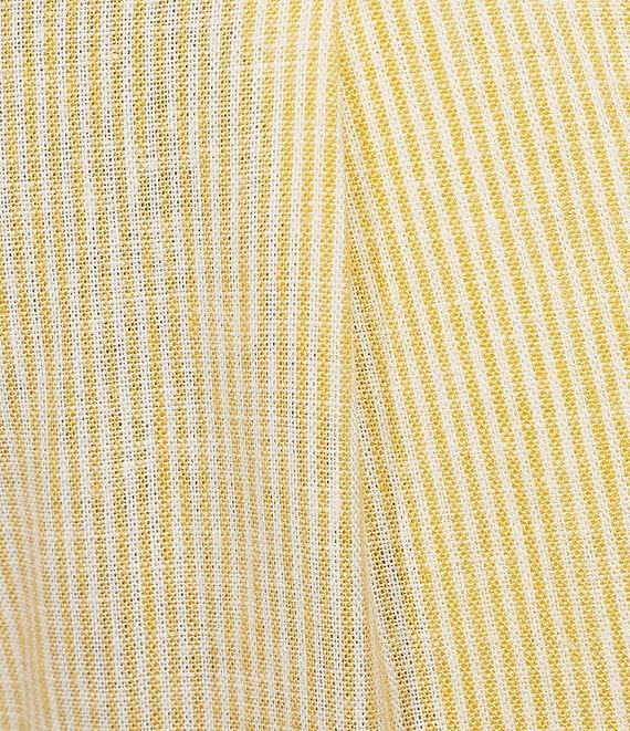 Copper Key Linen Stripe Coordinating Pull On Shorts Product Image