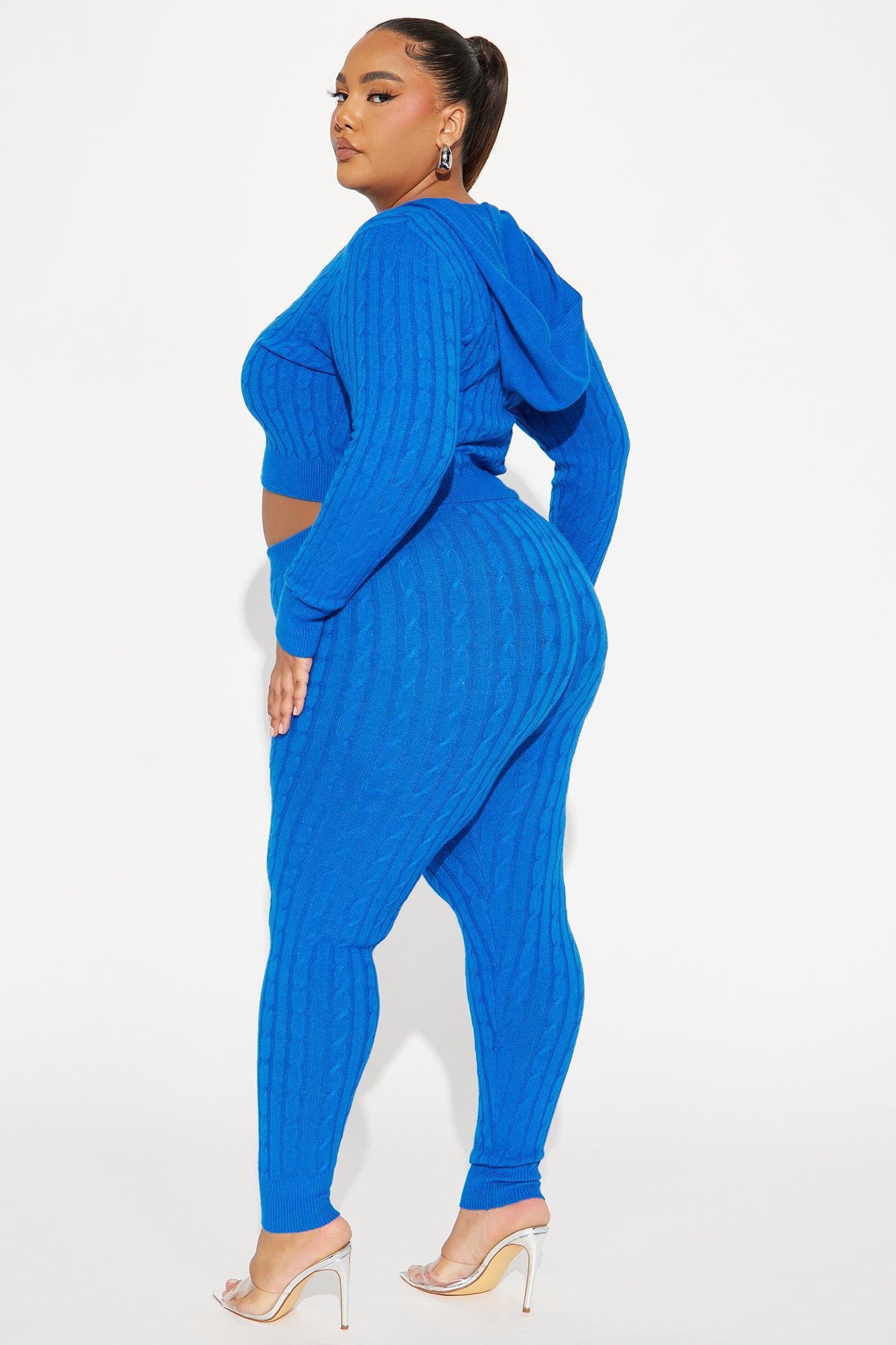 Rylee Sweater Legging Set - Royal Product Image