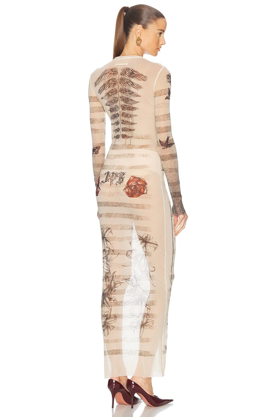 Tattoo Mariniere Long Dress Product Image