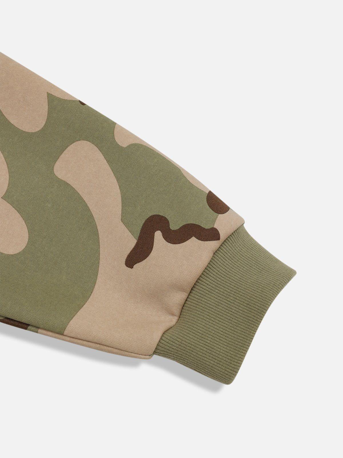 Aelfric Eden Camo Zip Up Hoodie Product Image