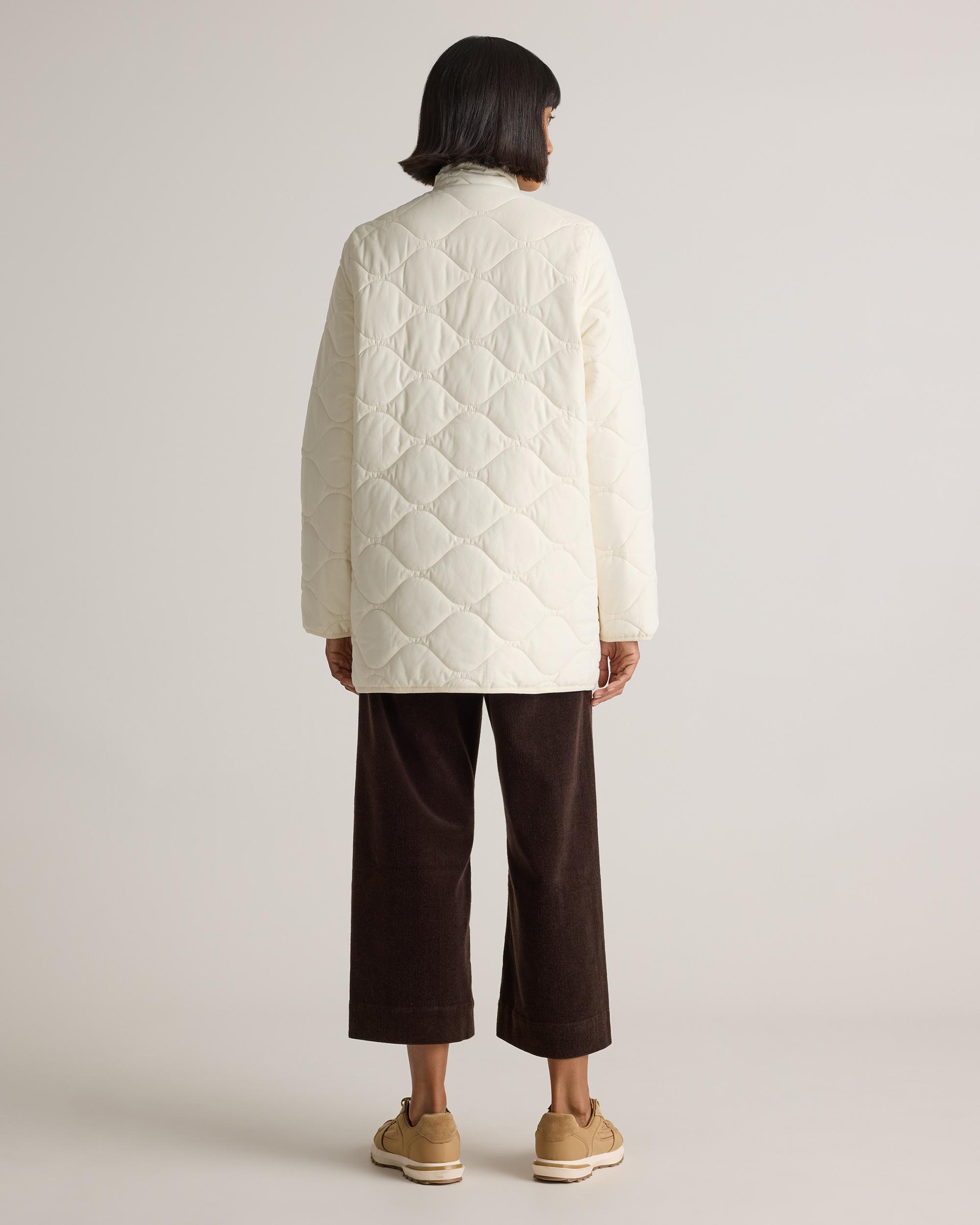 Quince | Women's Featherless Quilted Long Puffer Jacket Nylon Product Image