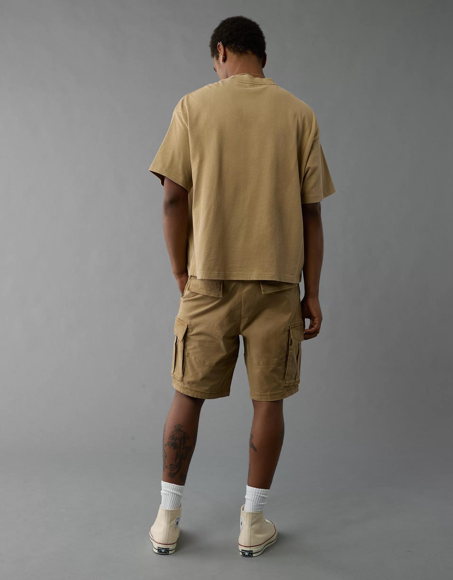 AE Laidback Luxe Heavyweight Oversized Logo Graphic T-Shirt Product Image