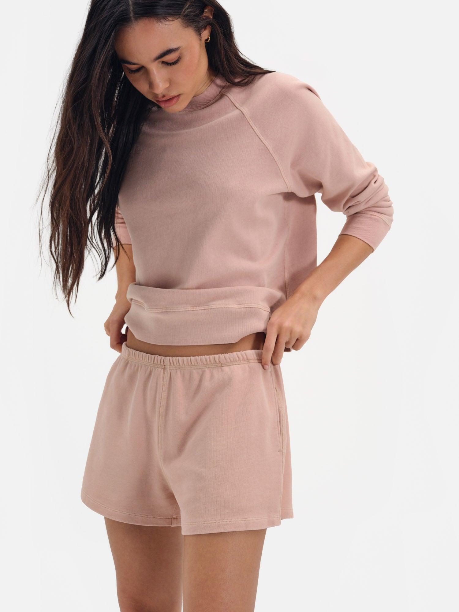 Organic Lightweight Terry Track Shorts Female Product Image